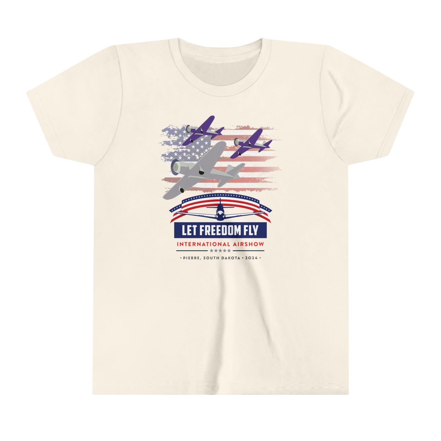 Let Freedom Fly Youth Short Sleeve Tee
