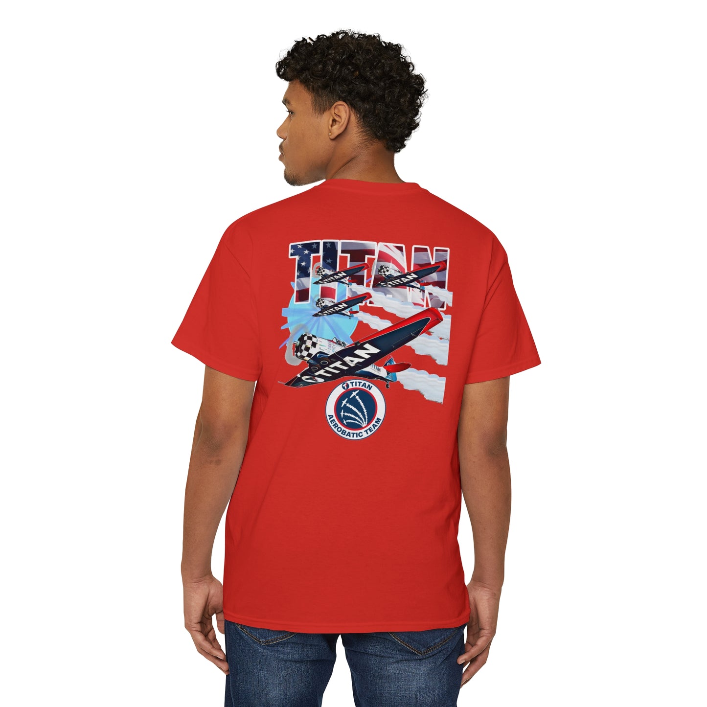 TITAN Aerobatic Team Pocket Tee Unisex Heavy Cotton Pocket Tee