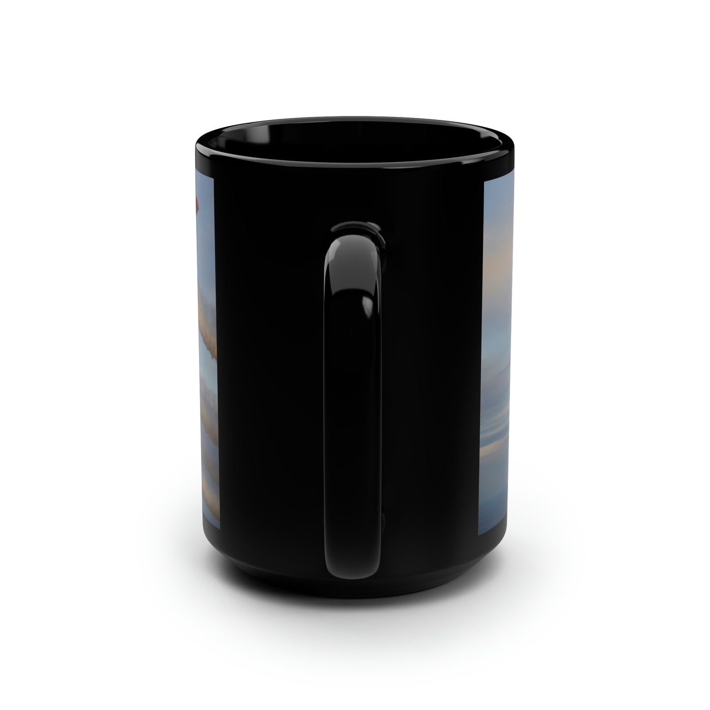 "TITAN Team Rising" Big Black Mug, 15oz