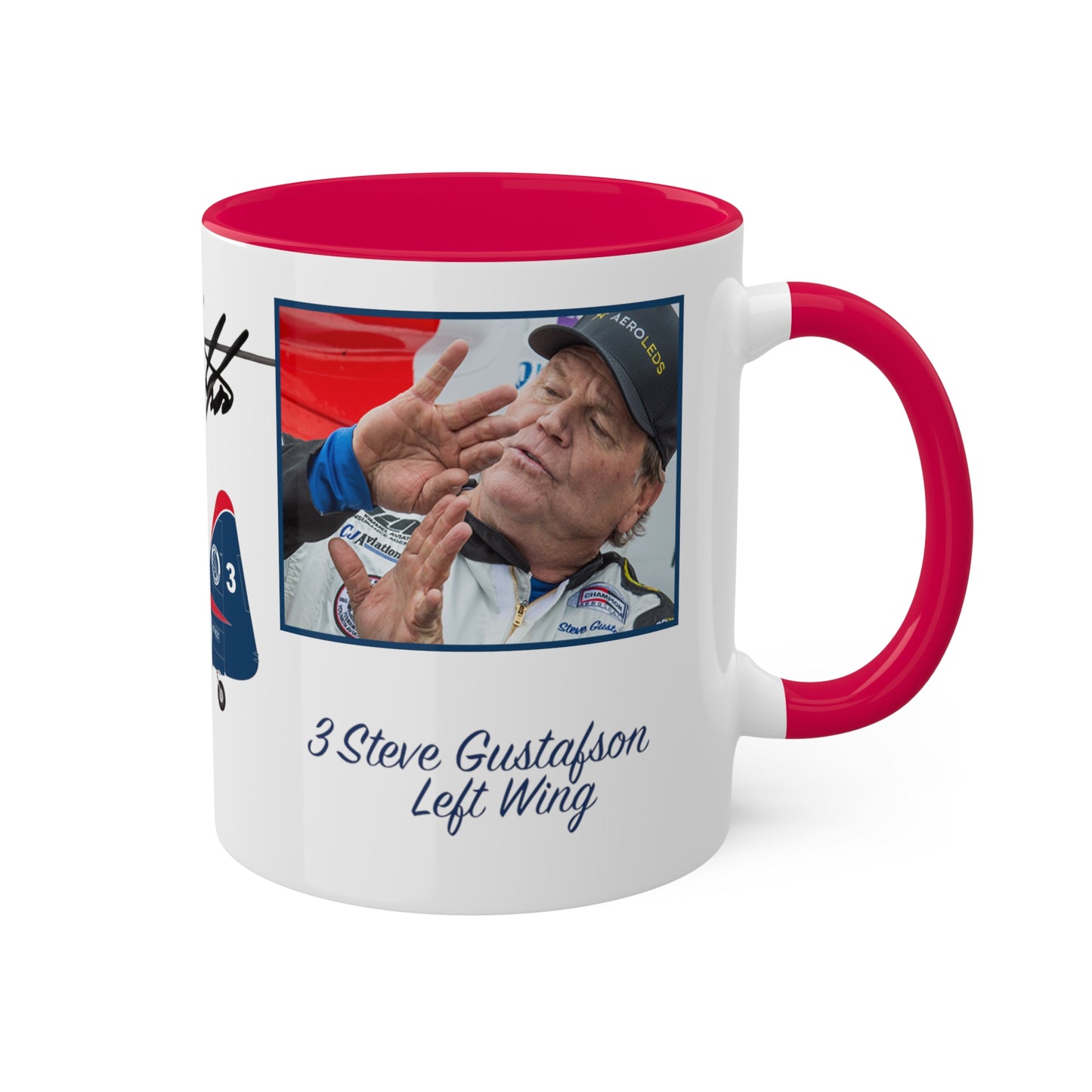 MUG SHOTS #3 - TITAN Aerobatic Team Signature Mug - Steve Gustafson, 11oz