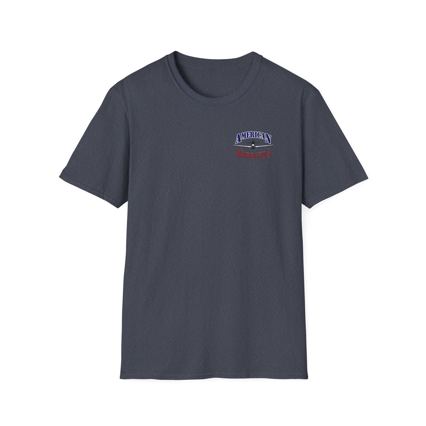 American Warbirds P-40 Warhawk Version 2 T-Shirt Unisex Softstyle T-Shirt