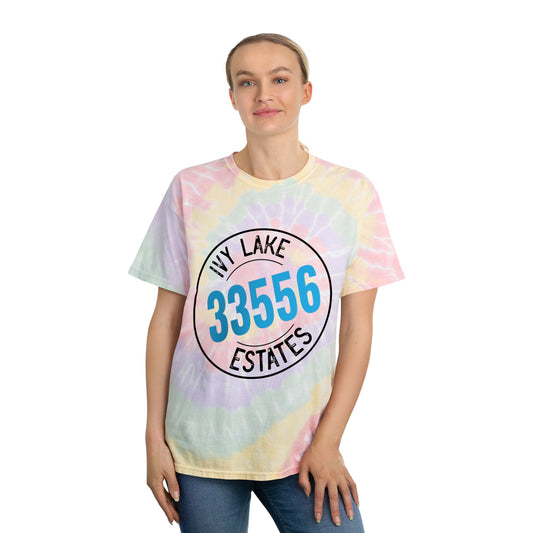 ILE 33556 Ver 2 Ivy Lake Estates Resident Tie-Dye Tee, Spiral