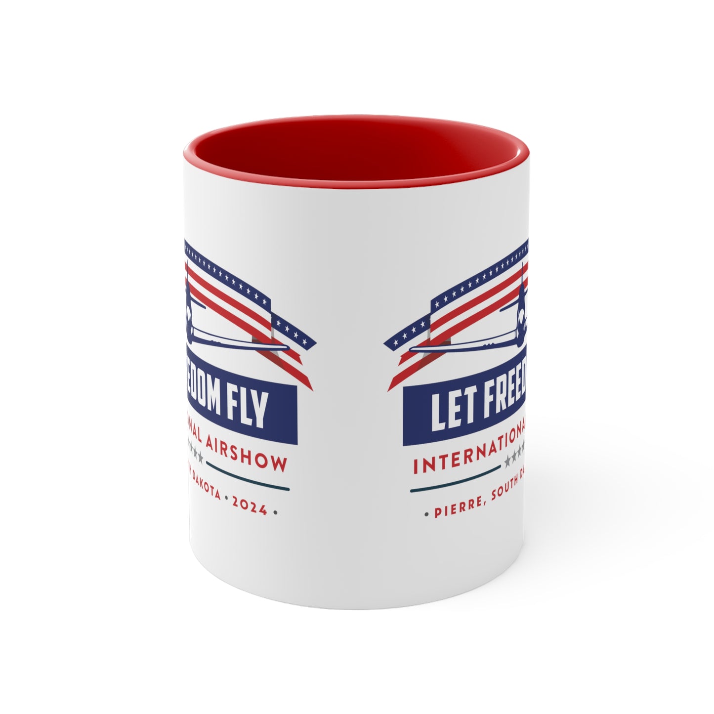Let Freedom Fly International Airshow Accent Coffee Mug, 11oz