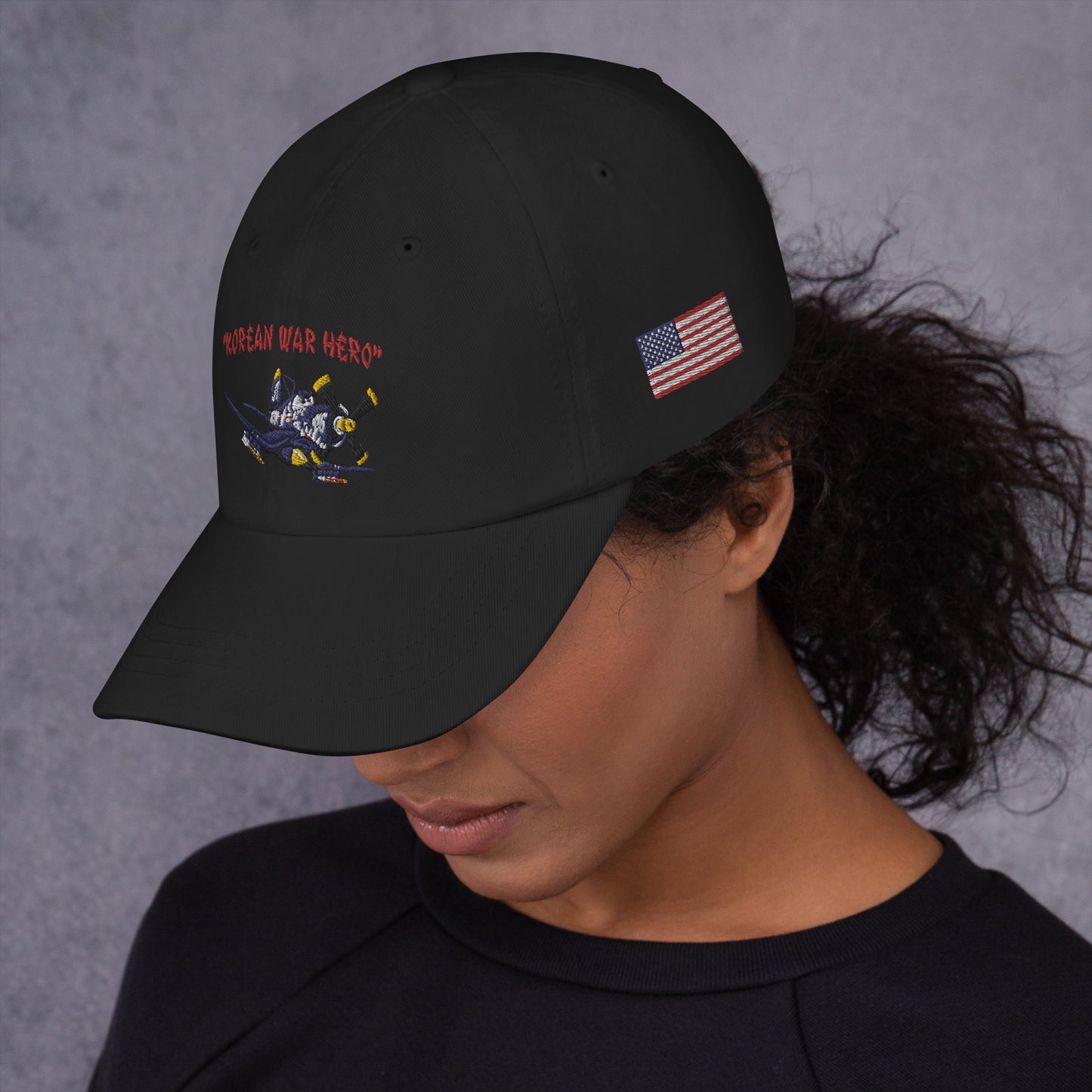 Korean War Hero F4U Corsair Dad hat