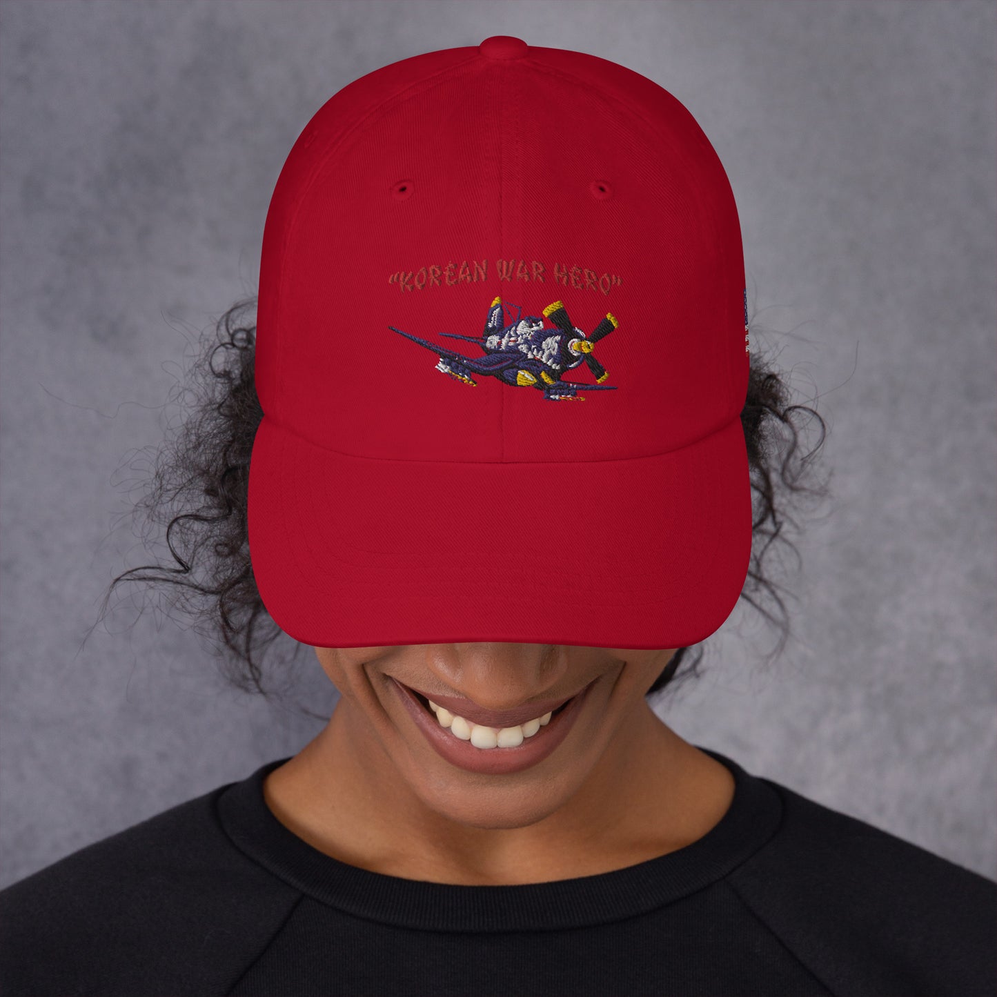 Korean War Hero F4U Corsair Dad hat