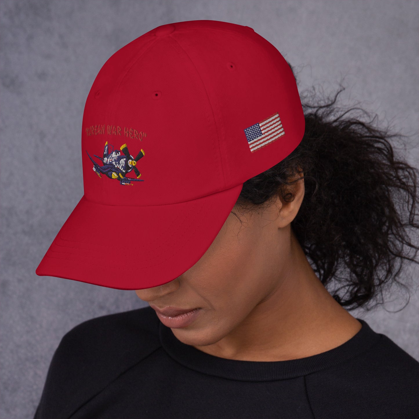 Korean War Hero F4U Corsair Dad hat