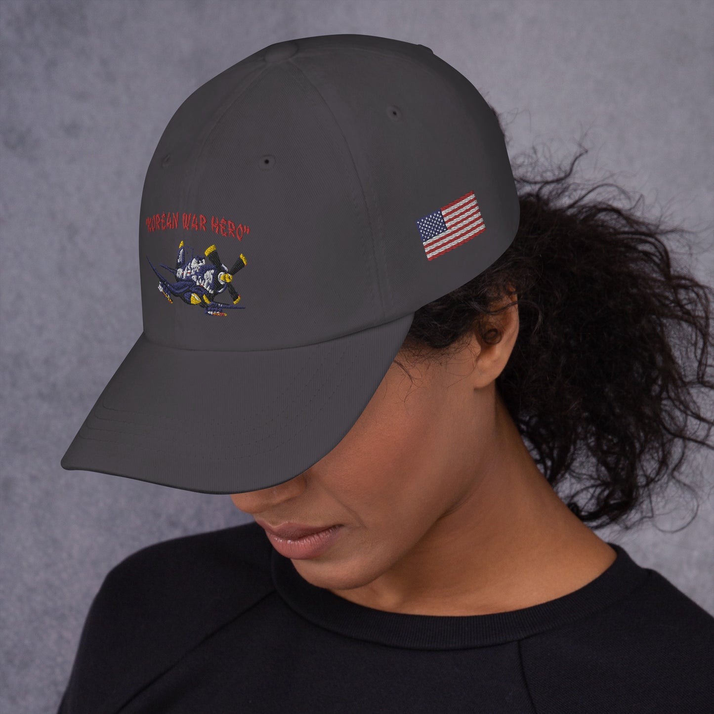 Korean War Hero F4U Corsair Dad hat
