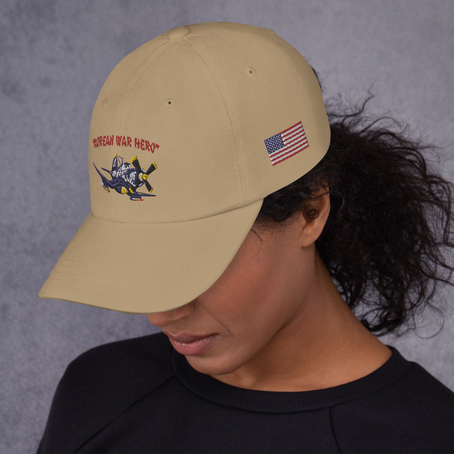 Korean War Hero F4U Corsair Dad hat