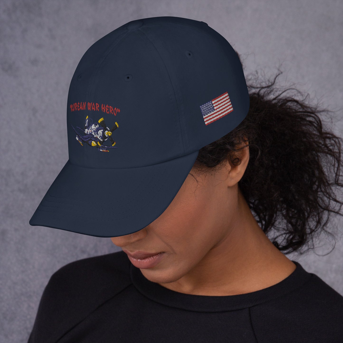 Korean War Hero F4U Corsair Dad hat