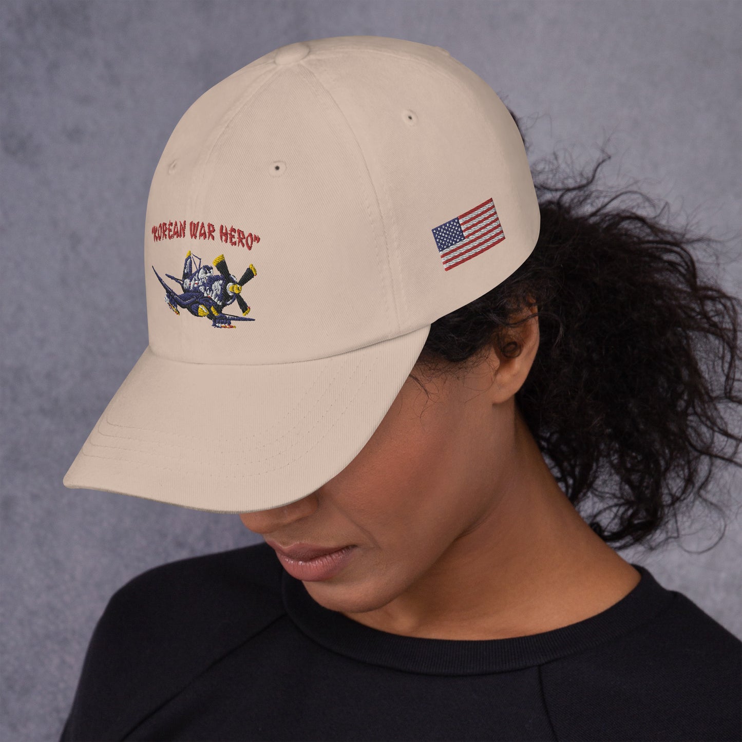 Korean War Hero F4U Corsair Dad hat