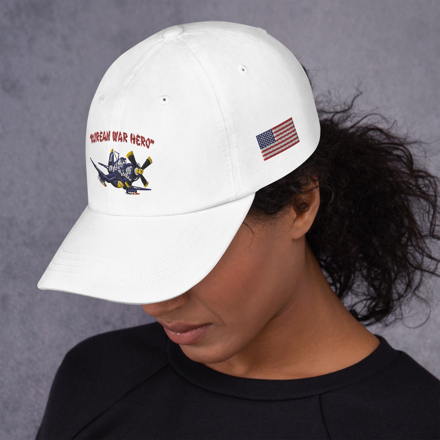 Korean War Hero F4U Corsair Dad hat