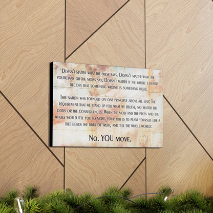 YOU MOVE  Canvas Gallery Wrap