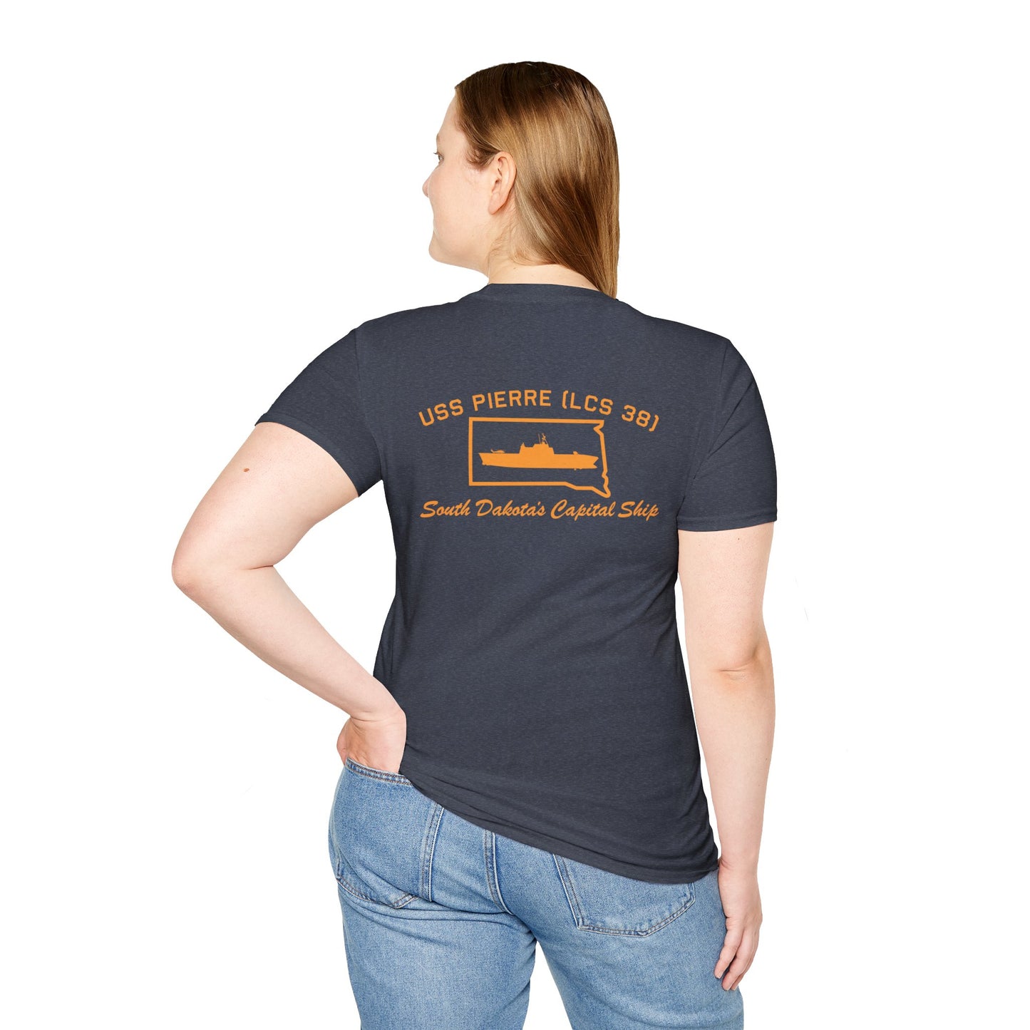 USS Pierre LCS-38 Commission Unisex Softstyle T-Shirt