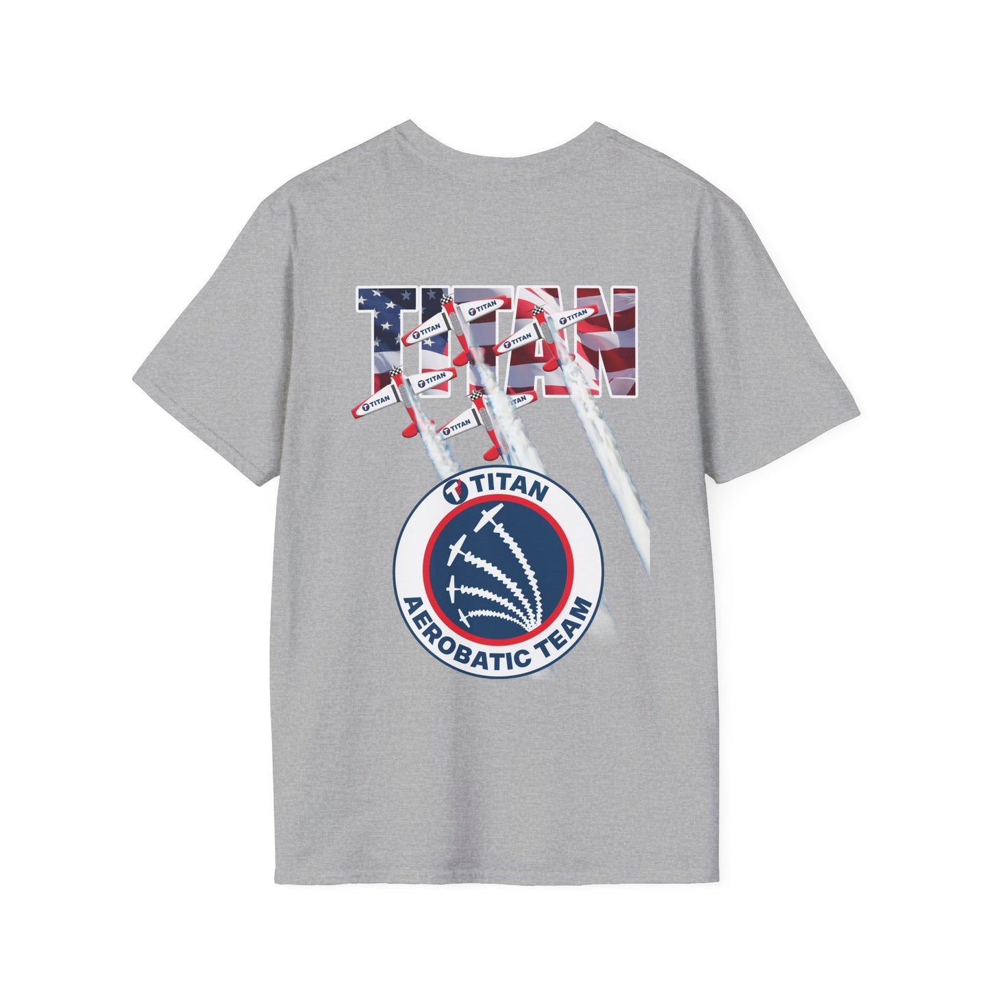 TITAN Aerobatic Team Unisex Softstyle T-Shirt Version 2