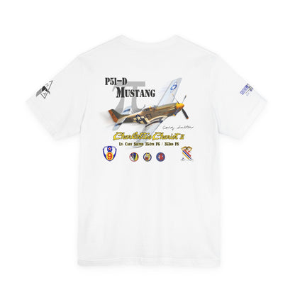 Southern Heritage Aviation Foundation P51 Mustang Charlotte's Chariot II Unisex Softstyle T-Shirt
