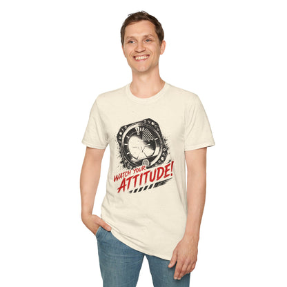 T-Shirt — Watch Your Attitude! Retro Radar Graphic Tee
