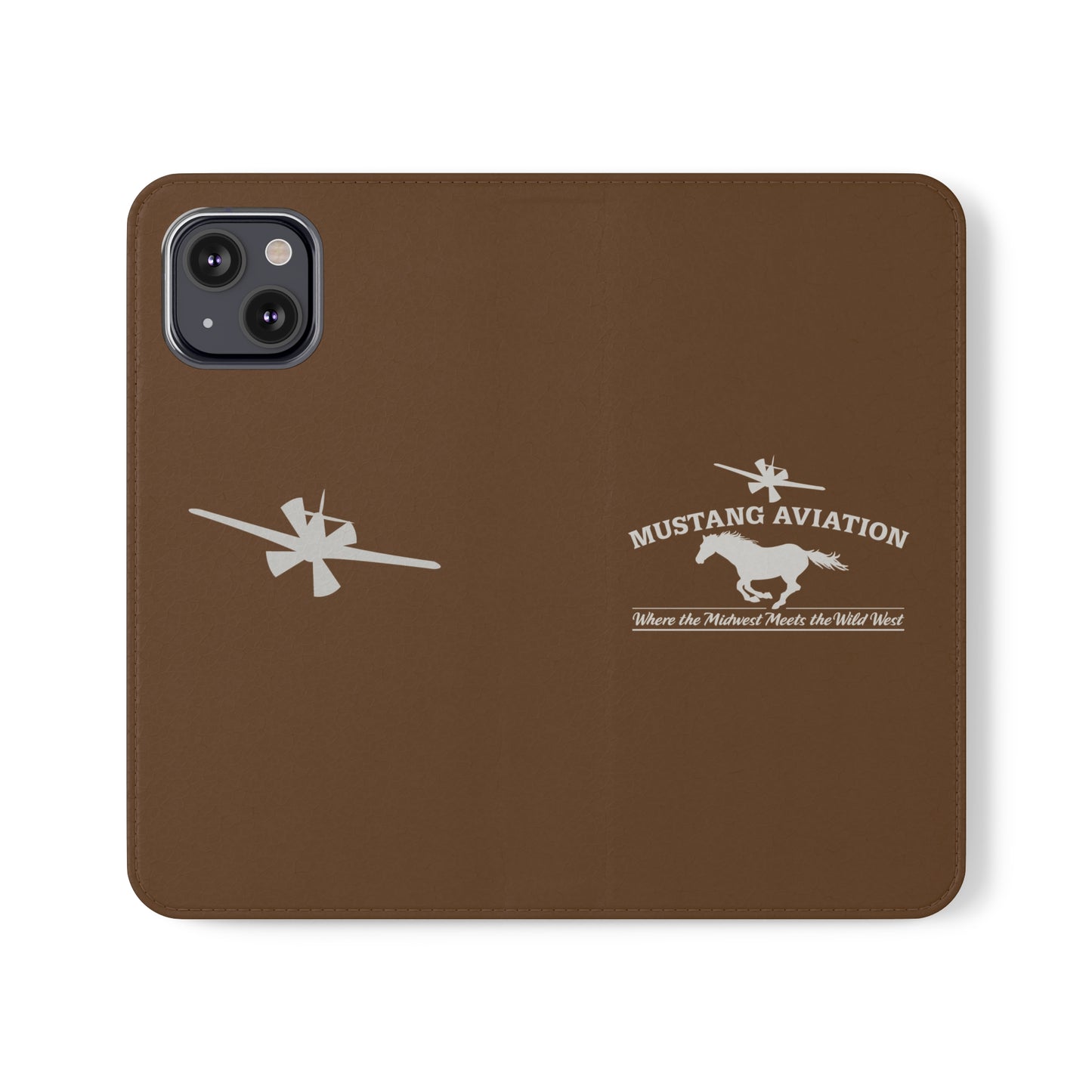 Mustang Aviation Phone Cover Flip Cases