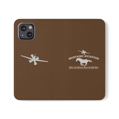 Mustang Aviation Phone Cover Flip Cases