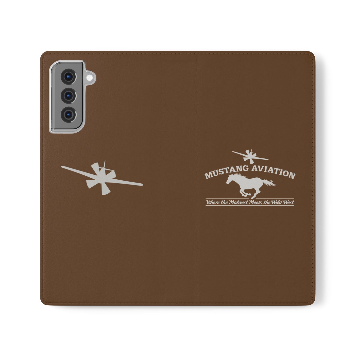 Mustang Aviation Phone Cover Flip Cases