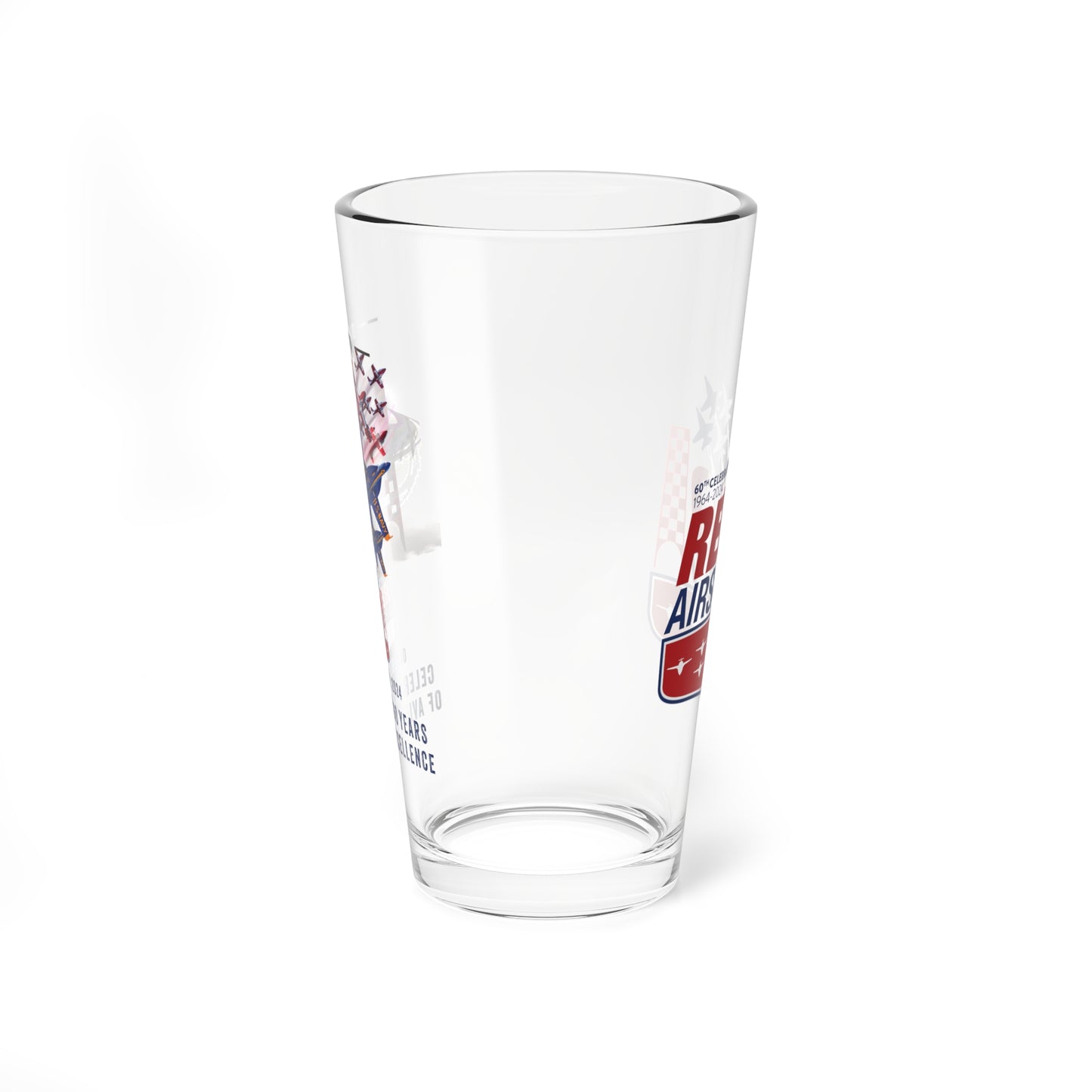 Reno Airshow Official  Bar / Pint / Mixing Glass, 16oz