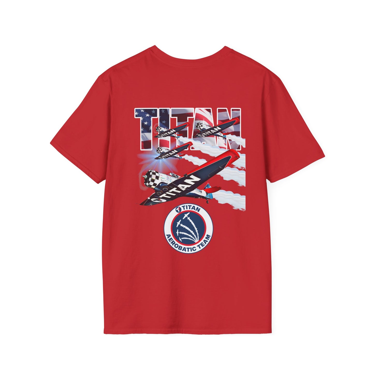 TITAN Aerobatic Team Unisex Softstyle T-Shirt Version 3