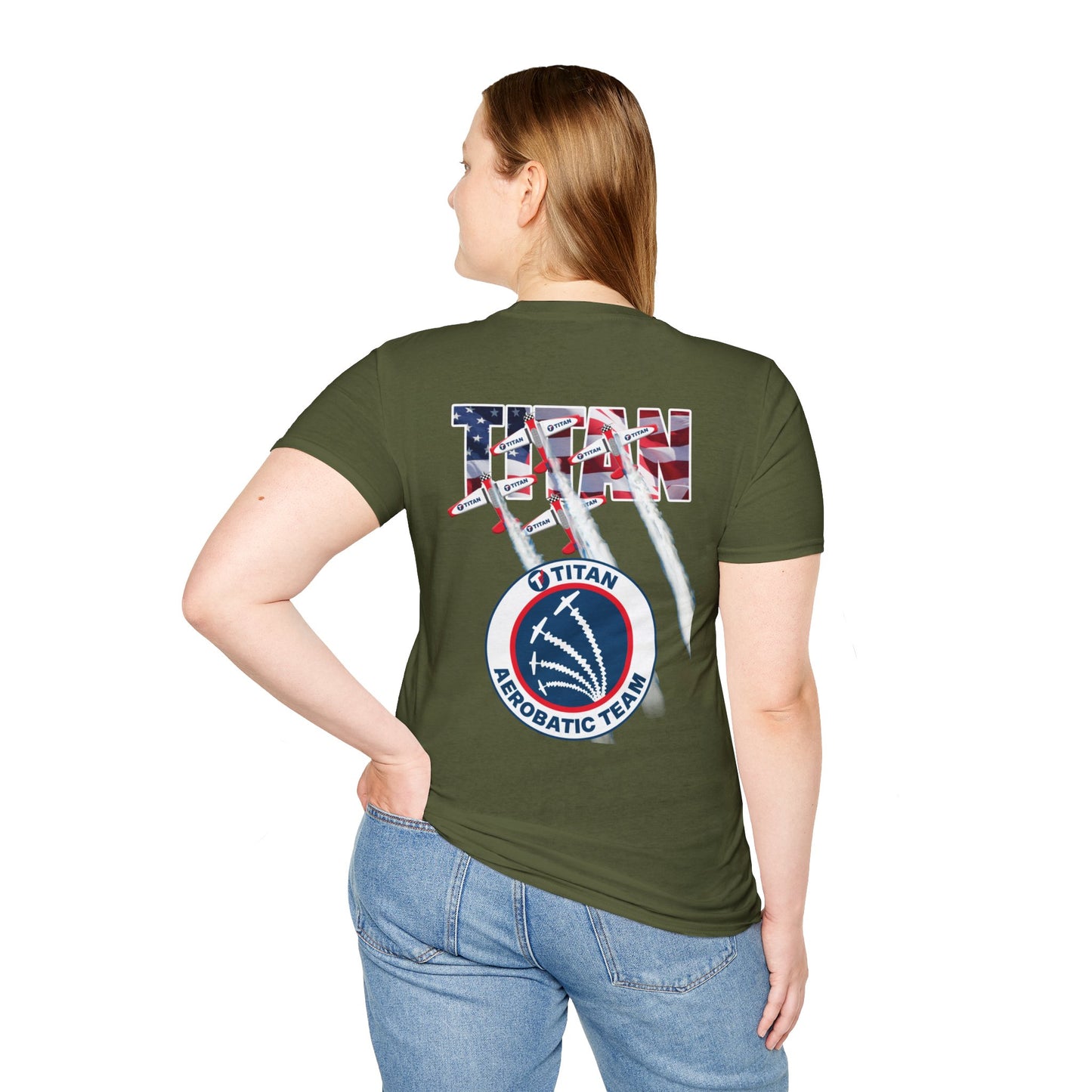 TITAN Aerobatic Team Unisex Softstyle T-Shirt Version 2