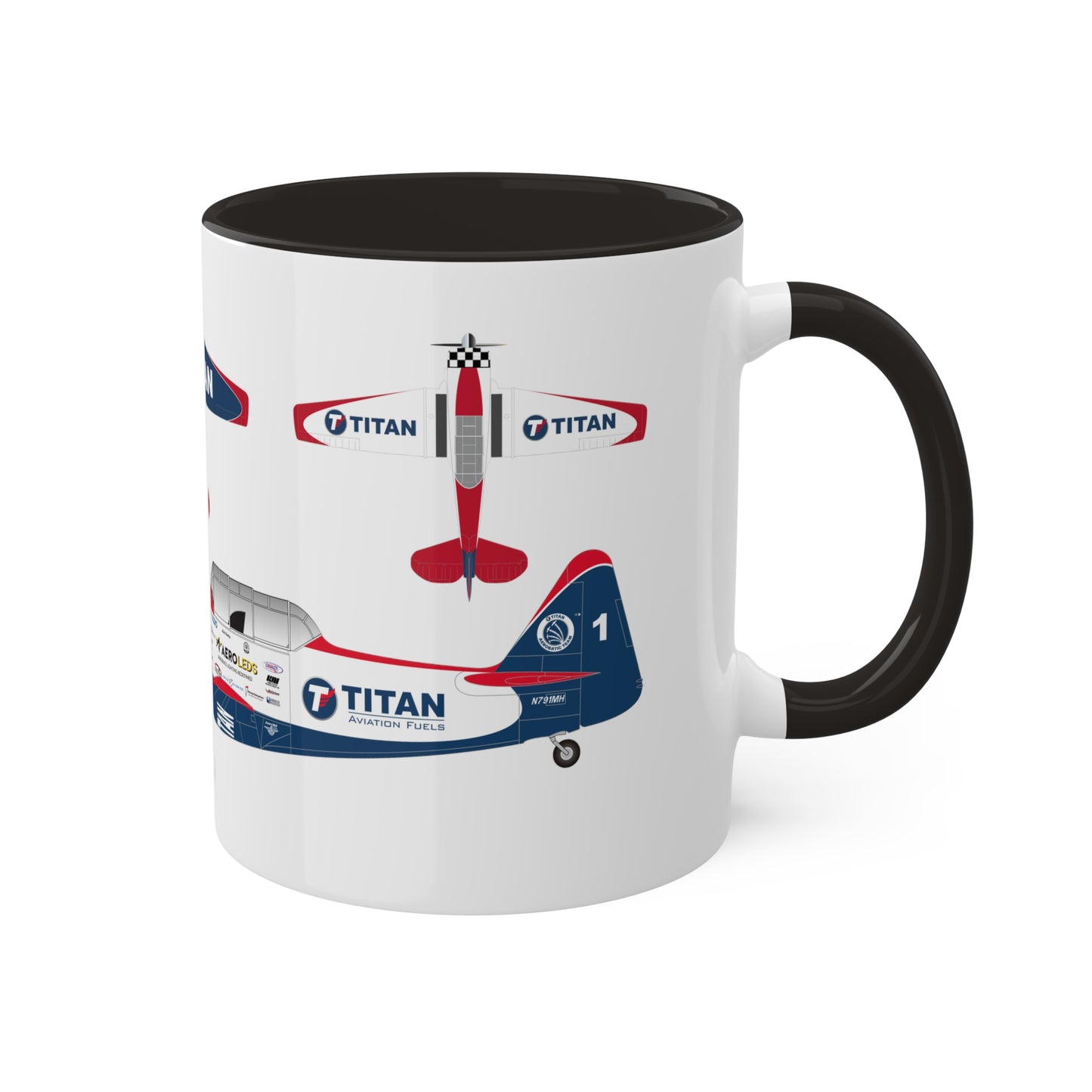 TITAN Aerobatic Team Colorful Mugs, 11oz