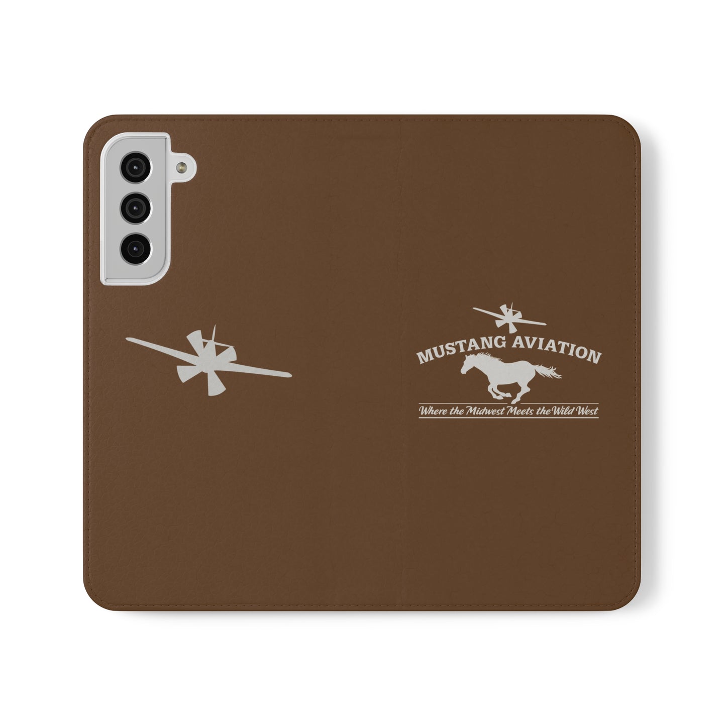 Mustang Aviation Phone Cover Flip Cases