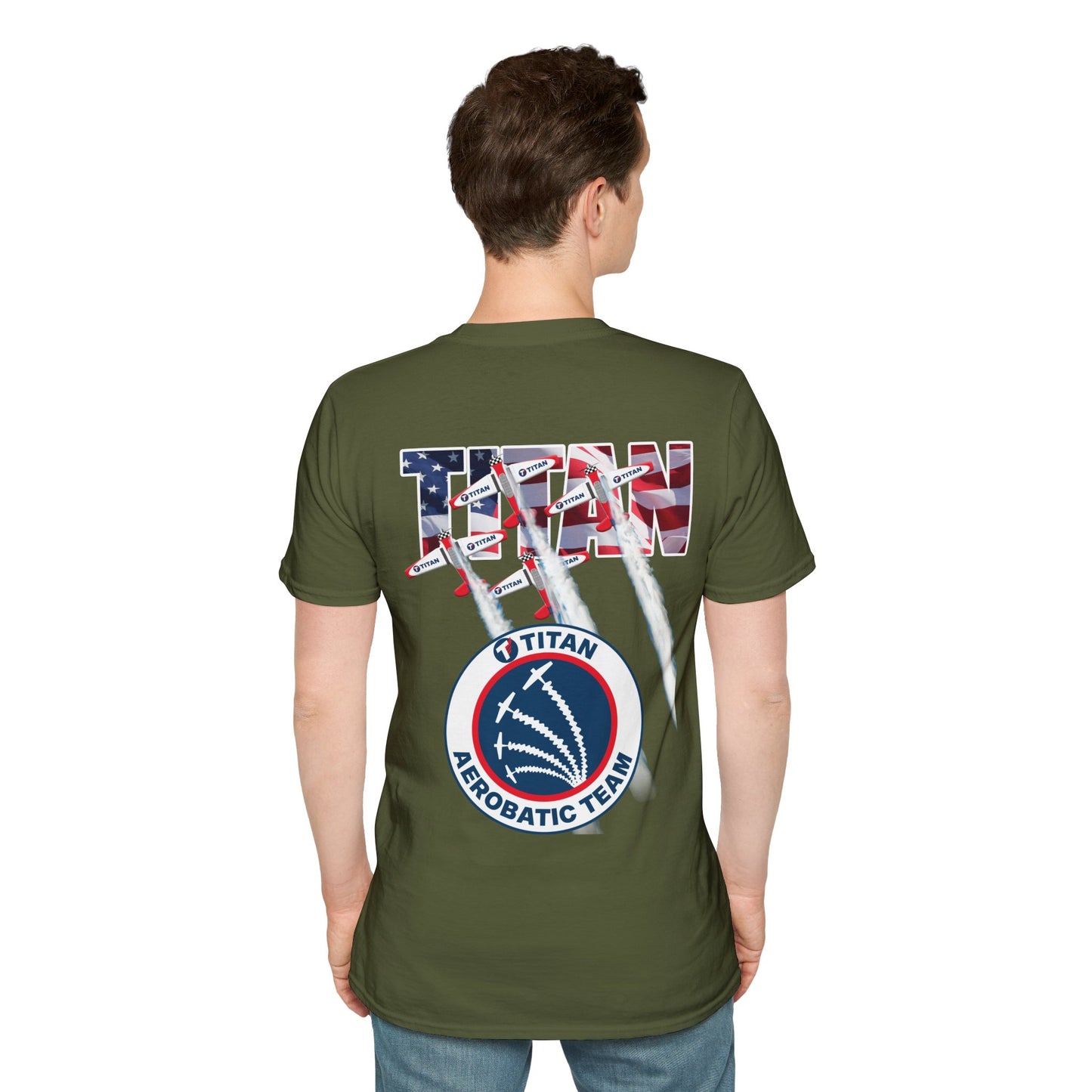 TITAN Aerobatic Team Unisex Softstyle T-Shirt Version 2