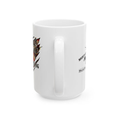 Mustang Aviation P51 Ceramic Mug, (15oz)