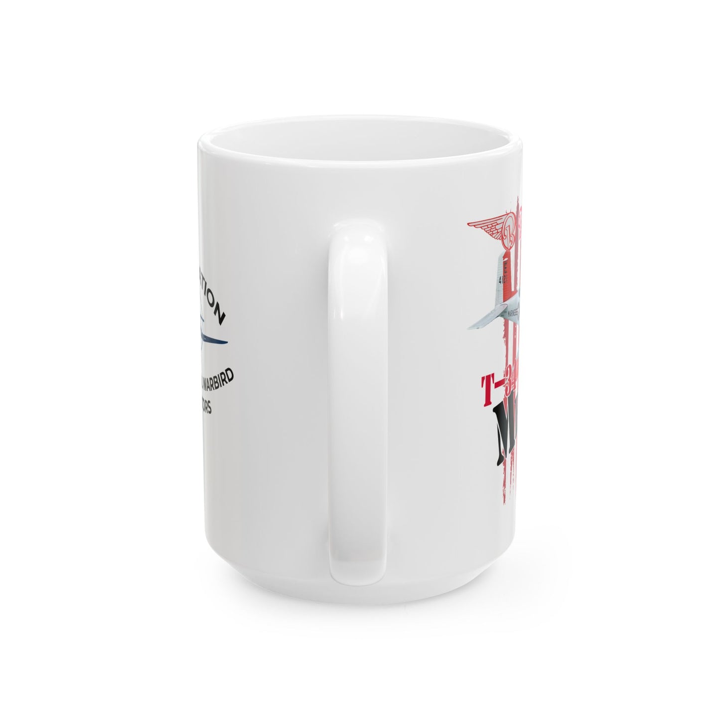 APWO T-34 Mentor Ceramic Mug, (15oz)