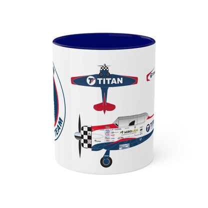 TITAN Aerobatic Team Colorful Mugs, 11oz