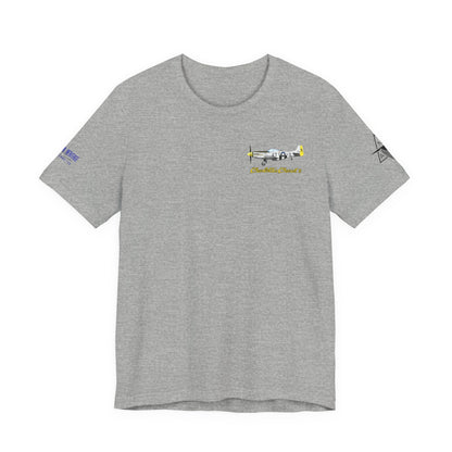 Southern Heritage Aviation Foundation P51 Mustang Charlotte's Chariot II Unisex Softstyle T-Shirt