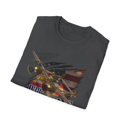 American Warbirds P38 Lightning Unisex Tri-Blend Crew Tee