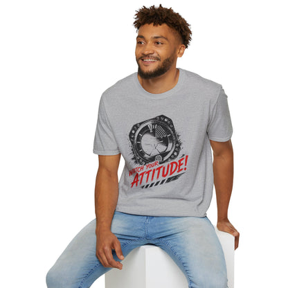 T-Shirt — Watch Your Attitude! Retro Radar Graphic Tee