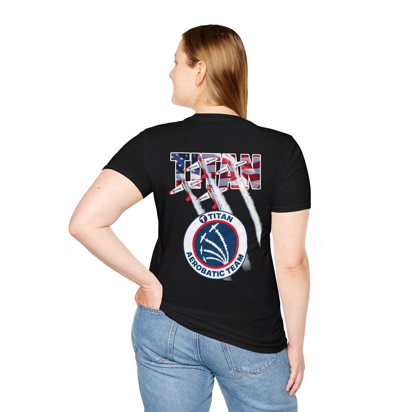 TITAN Aerobatic Team Unisex Softstyle T-Shirt Version 2