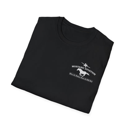 Mustang Aviation - P51 Mustang Unisex Tri-Blend Crew Tee