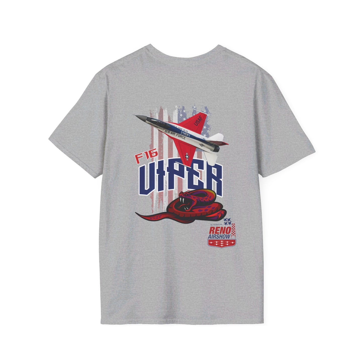 Reno Airshow F16 Viper Unisex Softstyle T-Shirt