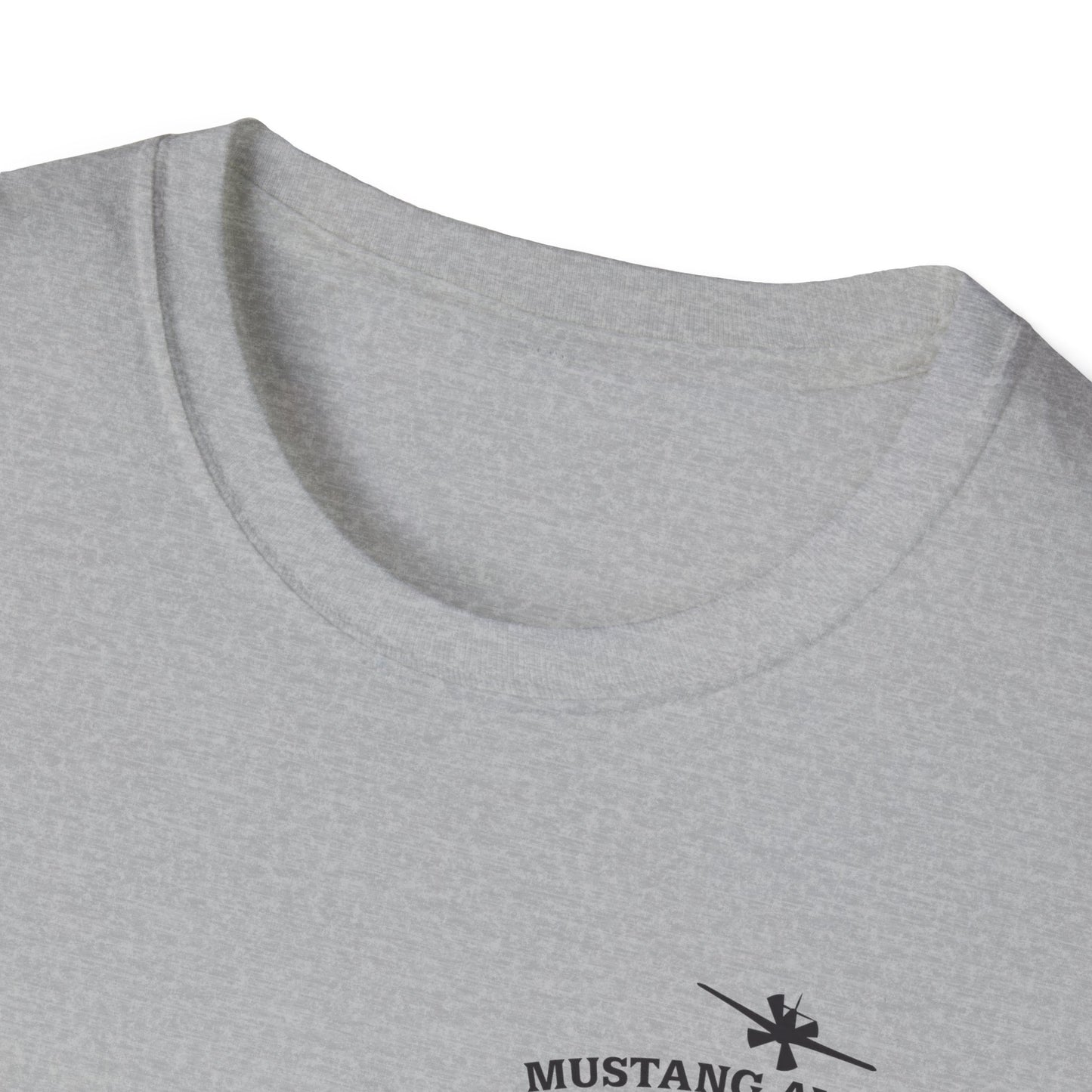 Mustang Aviation - P51 Mustang Unisex Tri-Blend Crew Tee