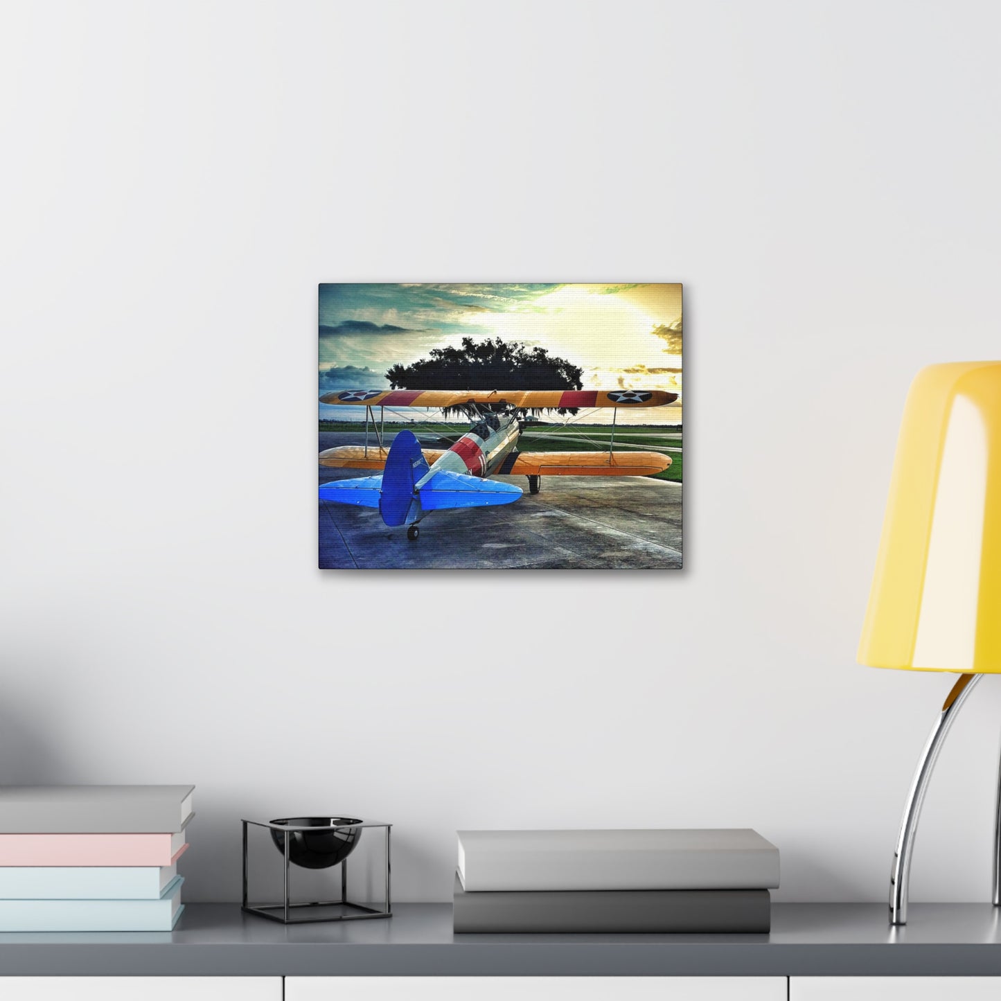 Stearman at Dawn Canvas Gallery Wrap