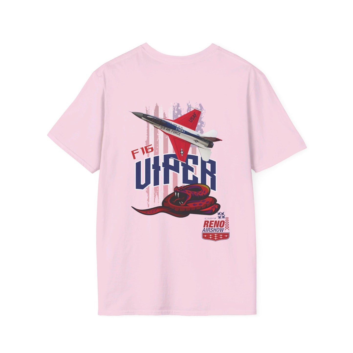 Reno Airshow F16 Viper Unisex Softstyle T-Shirt