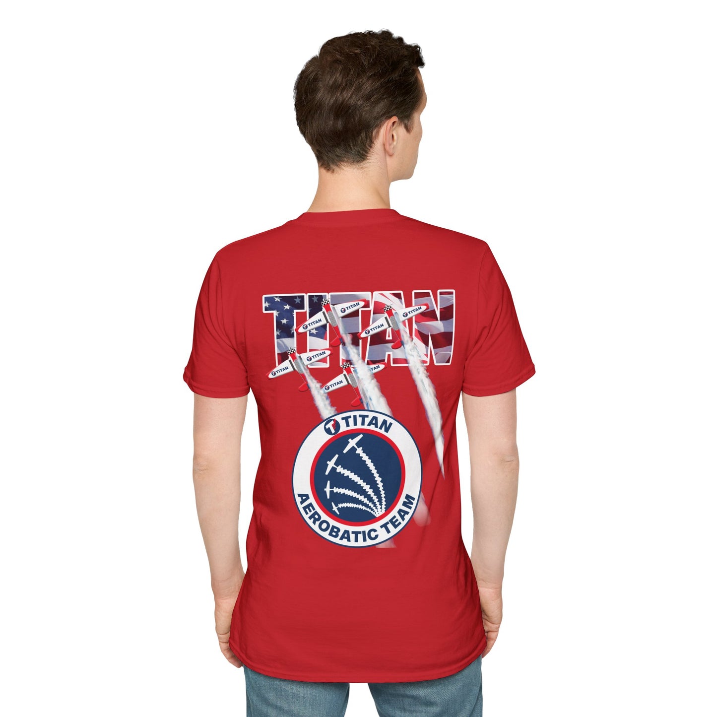 TITAN Aerobatic Team Unisex Softstyle T-Shirt Version 2