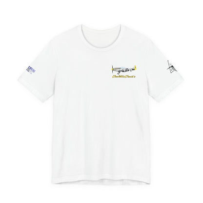 Southern Heritage Aviation Foundation P51 Mustang Charlotte's Chariot II Unisex Softstyle T-Shirt