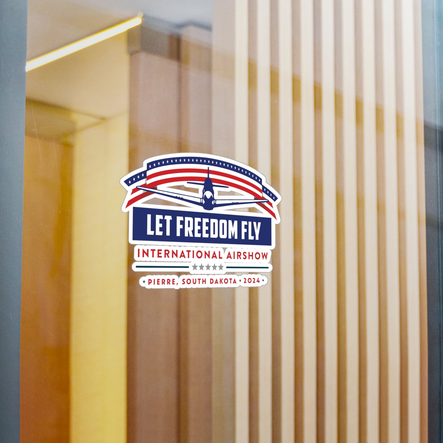 Let Freedom Fly International Airshow Logo Kiss-Cut Vinyl Decals