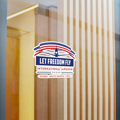 Let Freedom Fly International Airshow Logo Kiss-Cut Vinyl Decals