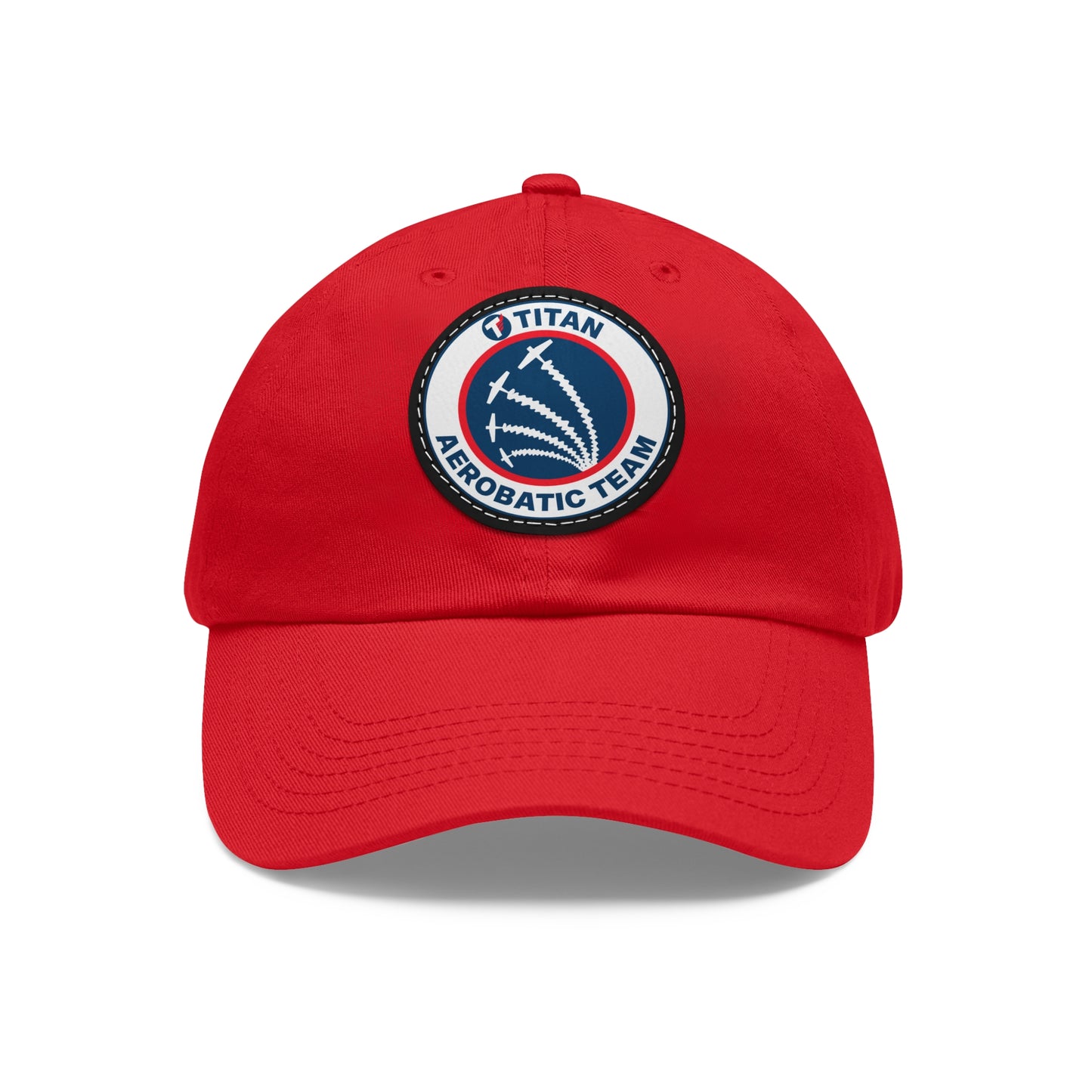 TITAN Aerobatic Team Ball Cap with Leather Patch (Round)