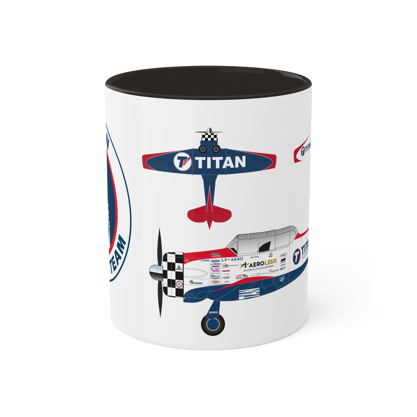 TITAN Aerobatic Team Colorful Mugs, 11oz