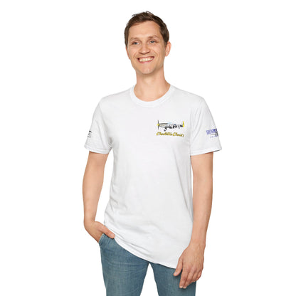 Southern Heritage Aviation Foundation P51 Mustang Charlotte's Chariot II Unisex Softstyle T-Shirt