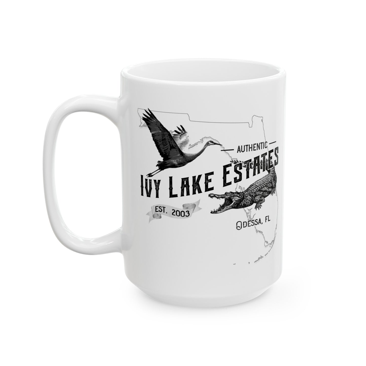 Ivy Lake Estates Original Ceramic Mug, (15oz)