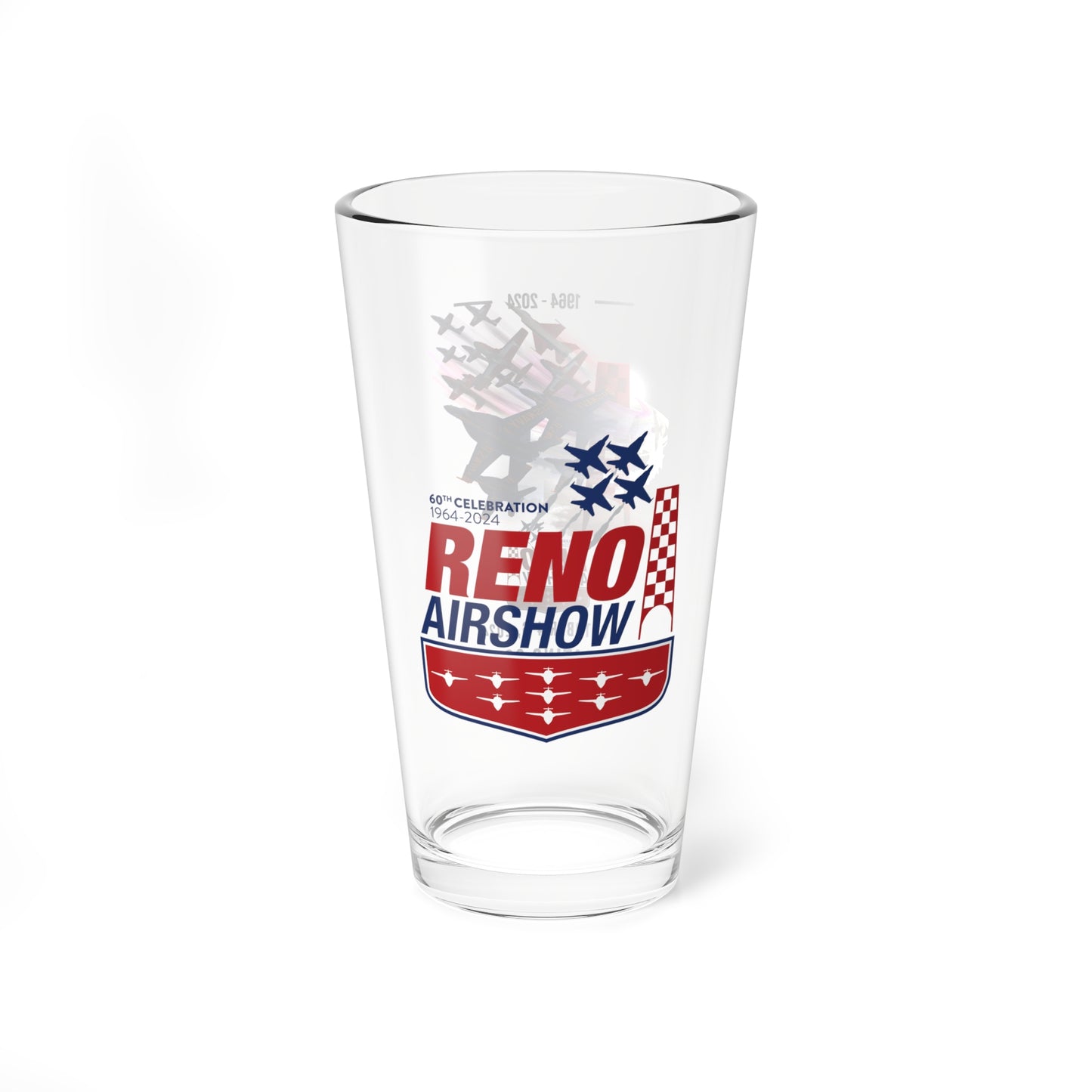 Reno Airshow Official  Bar / Pint / Mixing Glass, 16oz